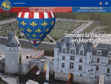 Tablet Screenshot of loire-et-montgolfiere.com